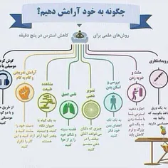 چگونه به بدن خود آرامش بدهید.