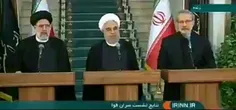 #لاریجانی: اطعام مساکین هم داشتند. #روحانی: شام را از هئی
