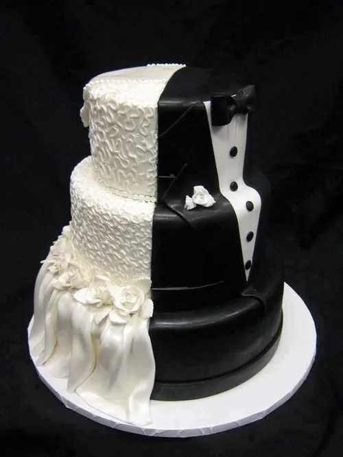 کیک عروس دامادی