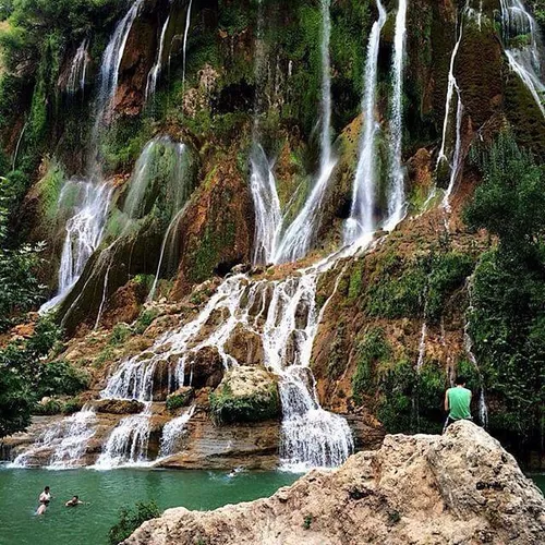 Bisheh waterfall. khoramAbad Lorestan, Iran. Photo by Omi