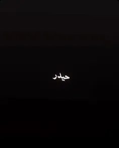 فقط حیدر امیر المومنین است ❤️🌹