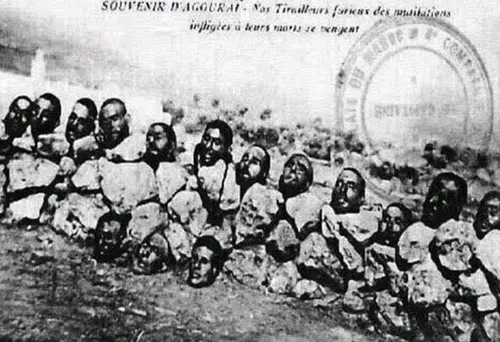 مردم الجزایر در ۸ می ۱۹۴۵ که از ظلم و ستم استعمارگران فرا