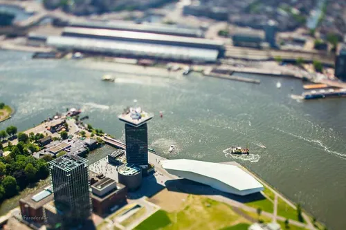 تصاویر هوایی از آمستردام مینیاتوری