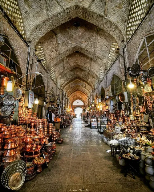 ایرانگردی بازار مسگرها اصفهان فردوس برین عکاسی معماری
