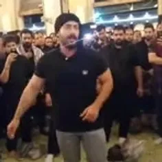 رجز خوانی مدافعین حرم برعلیه عربستان وهابی در مسجد کوفه 