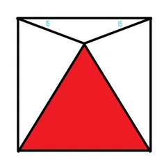 معما: کی میتونه اثبات کنه مثلث قرمز متساوی الاضلاع هست؟