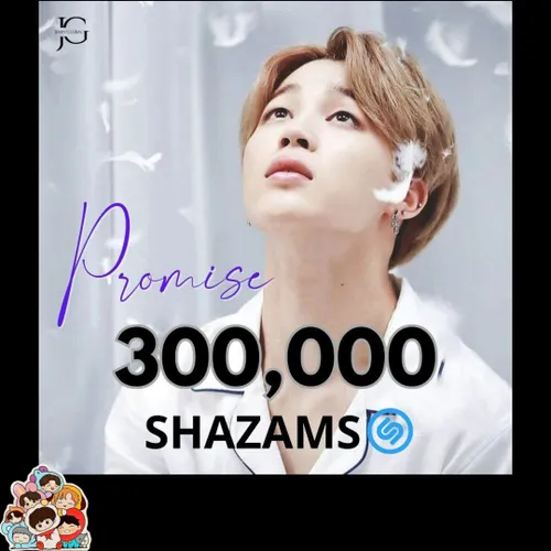 آهنگ «promise » جیمین از 300000 شزم گذشت!