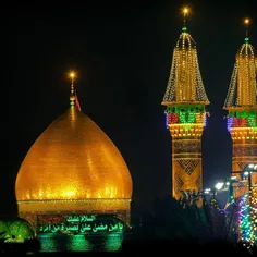 🟥 تصویری از حرم حضرت عباس ( ع ) در شب ولادت ایشان 🌷☝️☝️