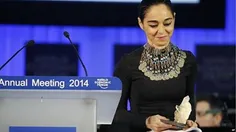 بانوی ایرانی برنده جایزه کریستال مجمع جهانی اقتصاد (داووس