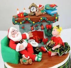 *** Merry Christmas ***Santa Cake ***