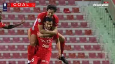 گل دوم شباب الاهلی به النصر امارات (سعید عزت اللهی)