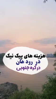 هزینه های پیک نیک در رود هان کره جنوبی🇰🇷