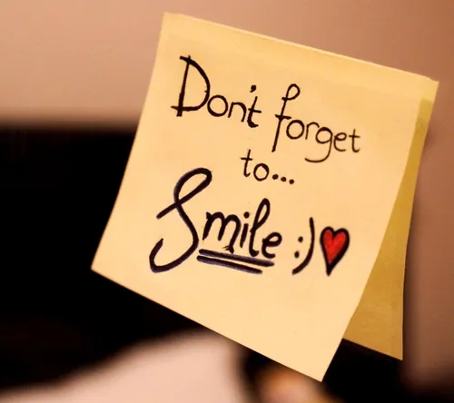 لبخند زدن رو فراموش نکن!