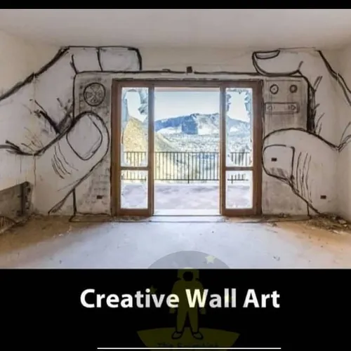 خلاقیت هنر نقاشی دیواری