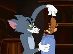 Tom attempts to pickle Jerry.