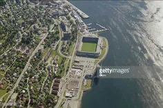 نمایی زیبا از ورزشگاه مولدآکر در کشور نروژ