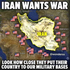 پایگاه های نظامی آمریکا در نزدیکی مرز ایران!