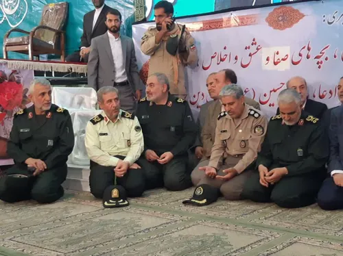 حضور سردار سلیمانی در یادواره شهدای استان همدان در عملیات