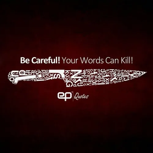 be careful....