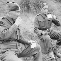 برخی سربازان در جنگ جهانی دوم برای اینکه بتوانند چای تهیه