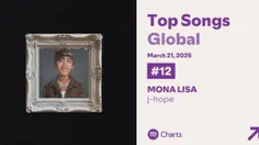 🎸 آهنگ MonaLisa جیهوپ با 3.890.995 استریم فیلتر شده در جا