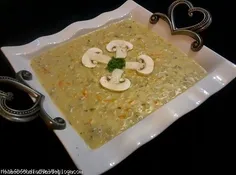 سوپ قارچ وسبزیجات