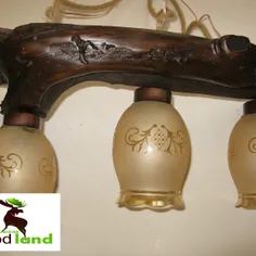 لوستر چوبی
