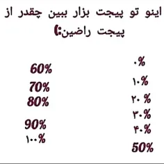 اینو آز رو پیج یکی دیگه چون نوشت بود بزار تو پیجت گذاشتم 