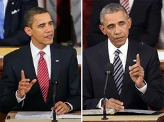 مقایسه چهره #اوباما در اولین و آخرین سال ریاست جمهوری اش 