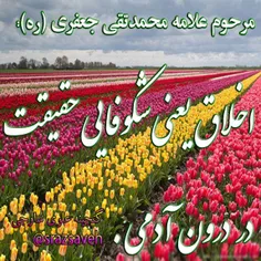 استاد مرحوم #علامه_محمدتقی_جعفری (ره) :