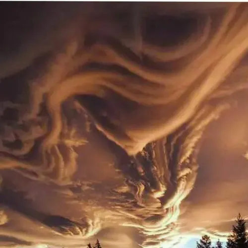 ابرهای اسپراتوس، در آسمان نیوزلند