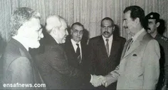 دیدار صدام با ظریف