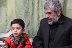 پدر شهید احمدی روشن در ستاد مرکزی فرزندان و خانواده های ش