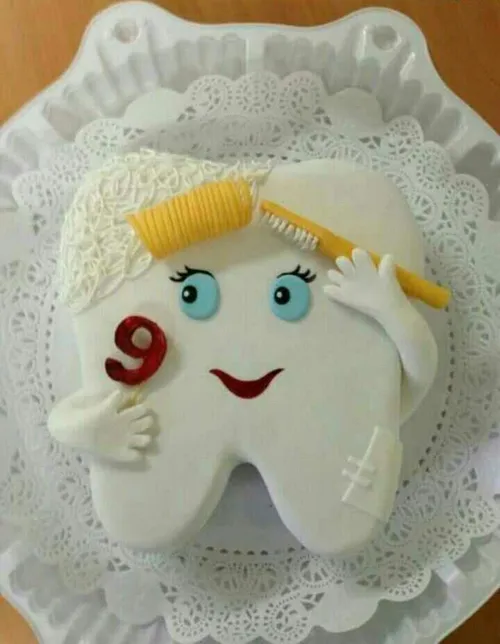 کیک های بامزه برای جشن اولین دندان کودک دلبندتان