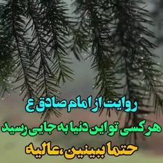 روایت از امام صادق ع،هر کسی تو این دنیا به جایی رسید