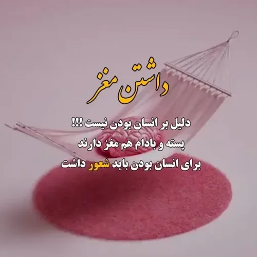 واقعا،دلم برای اونایی،که زیادی از مغزنداشته شون استفاده ب