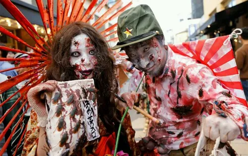 هالووین کاوازاکی بزرگ ترین رژه ترسناک ژاپن!
