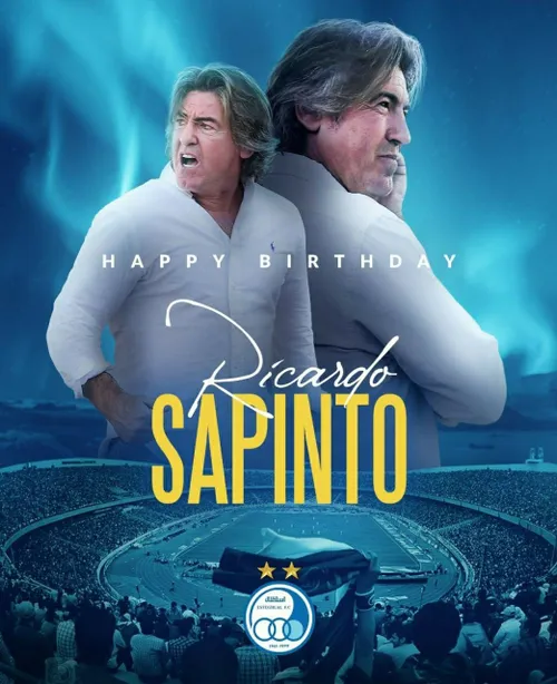 ساپینتو ۵۰ ساله شد تولدت مبارک🥳🙂💙🎂