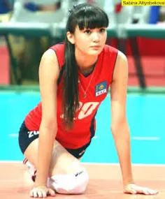 #زیباترین#دختر#والیبالیست#قزاقستانی