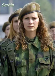 کماندوهای زن از ارتش صربستان