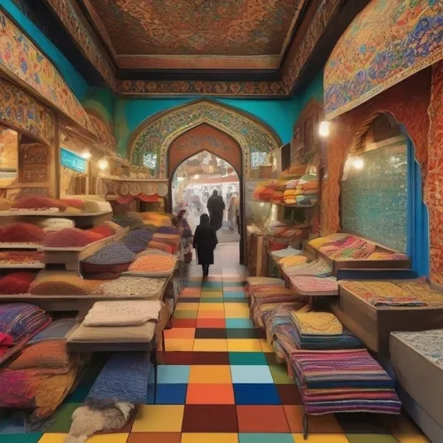 بازار ایرانی قدیمی