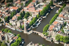 تصاویر هوایی از آمستردام #مینیاتوری 