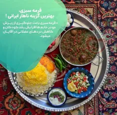 🍲 قرمه سبزی، بهترین گزینه ناهار ایرانی !