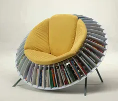 صندلی دارای جا کتابی