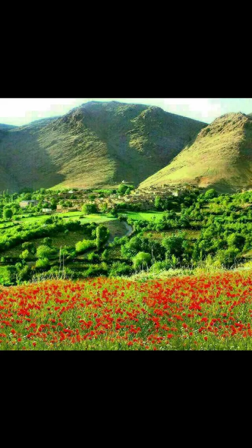 اینجا روستای کرم بست از توابه استان کرمانشاه روستای توریس