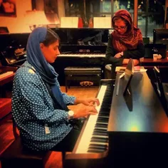 A piano class at Niavaran Cultural Center. #Tehran, #Iran