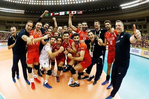تیم ملی والیبال ایران اولین مدال جهانی خود را کسب کرد و م