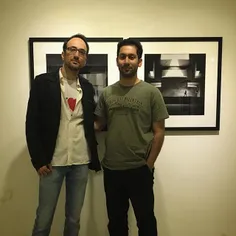 Me and dear Milad Safabakhsh in mehrava gallery. 