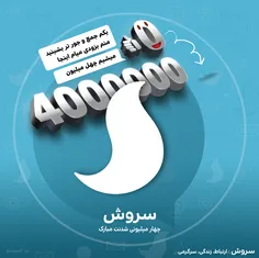 از مرز 4.000.000 کاربر عبور کرد