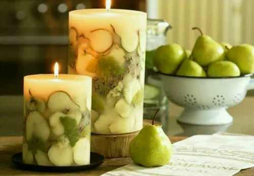 زیباترین ایده های تزئین شمع فانتزی دکوری هنر خلاقیت خلاقا